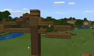 Wooden counterweight (Image via Minecraft)